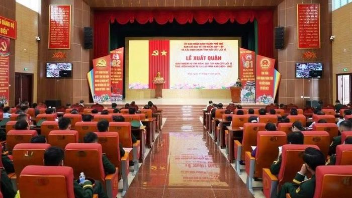 Quang cảnh Lễ xuất quân.