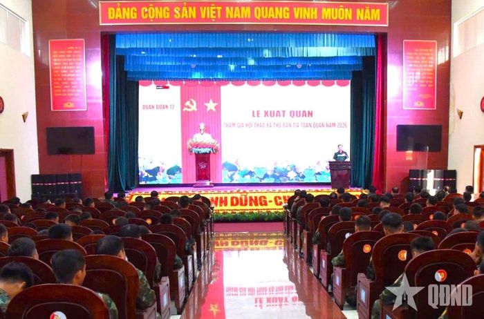 Quang cảnh Lễ xuất quân. 