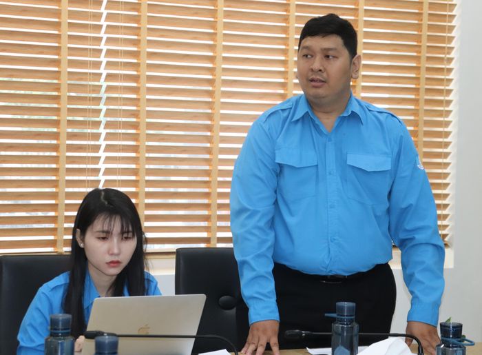 Phó Chủ tịch Thường trực Hội LHTN Việt Nam TPHCM Bùi Hữu Hồng Hải thông tin về các hoạt động