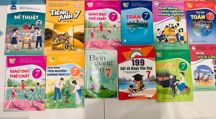  Sách giáo khoa lớp 7 của Chương trình Giáo dục phổ thông 2018. Ảnh: LÂM NGUYÊN 