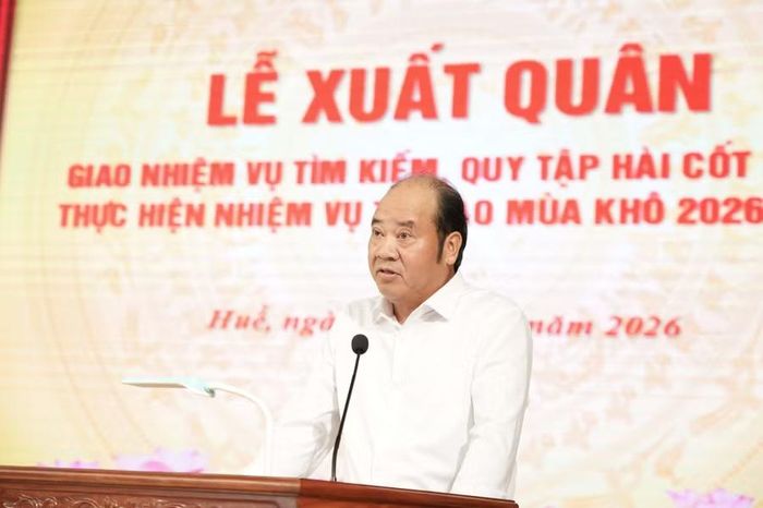 Ông Nguyễn Văn Mạnh, Phó Chủ tịch UBND TP Huế phát biểu tại buổi lễ.