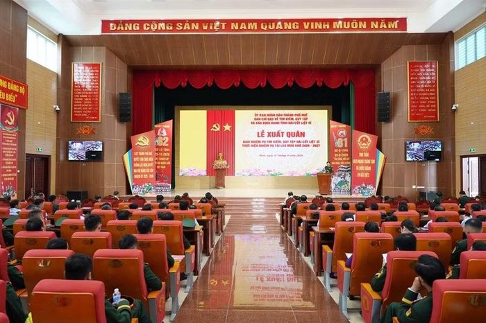 Toàn cảnh Lễ xuất quân.
