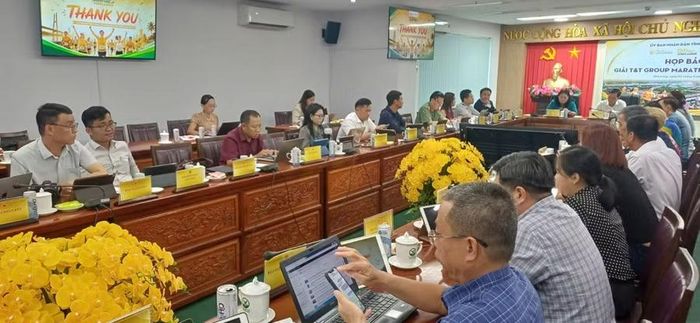 Các cơ quan báo chí tham dự họp báo.
