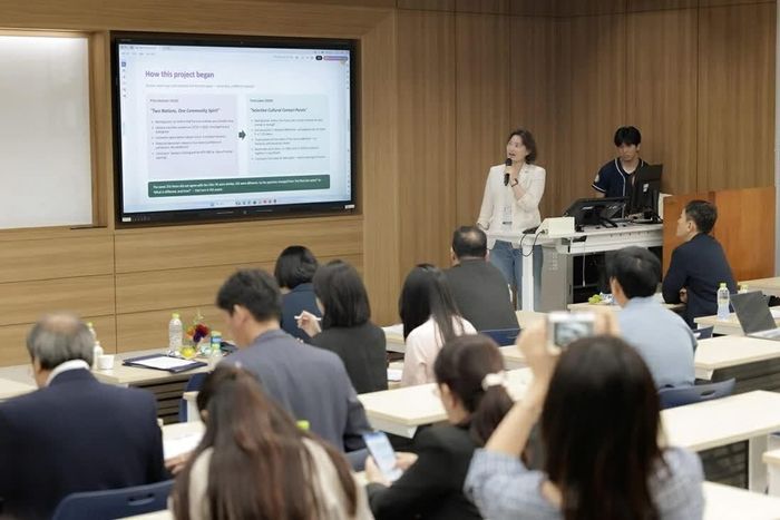 Quang cảnh phiên họp chuyên đề tại Diễn đàn VK Connect 2026. (Nguồn: Tổng Lãnh sự quán Việt Nam tại Busan)