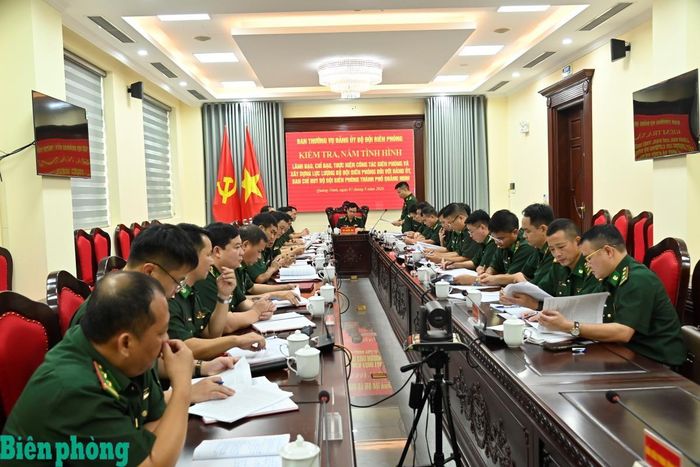 Toàn cảnh buổi làm việc. Ảnh: Xuân Hùng