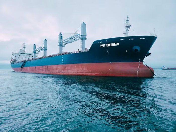 PVT Logistics bị HoSE nhắc nhở do chậm công bố thông tin liên quan quyết định mua tàu mới. Ảnh: PVT Logistics.