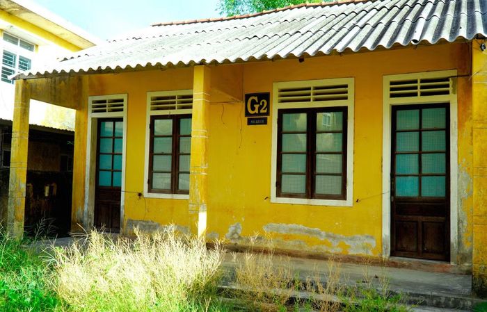 Khó nhận ra đây là khu nhà khách của cơ sở 3 Trường CĐCN Huế.