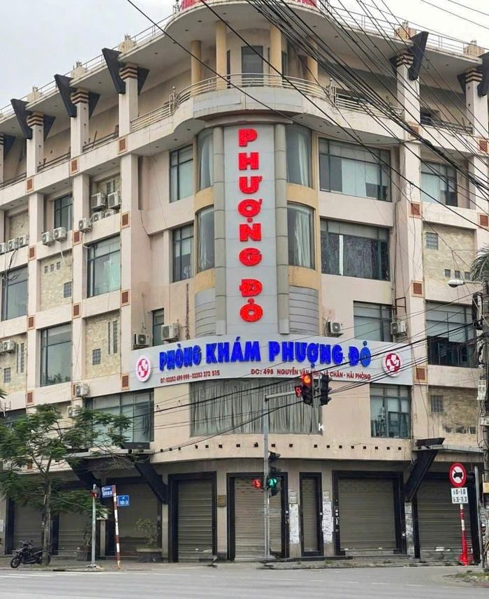 Phòng khám Phượng Đỏ, số 498 Nguyễn Văn Linh, phường An Biên, TP. Hải Phòng.