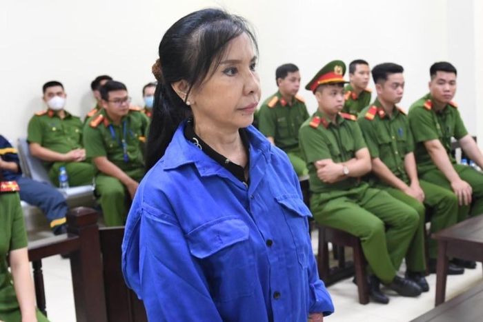 Nguyễn Ngọc Dung tại tòa. Ảnh: PĐ