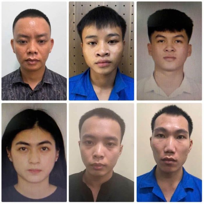 Các đối tượng liên quan đến vụ án. Ảnh: CACC