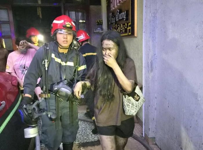 Lực lượng Cảnh sát đã giải cứu an toàn 26 người.