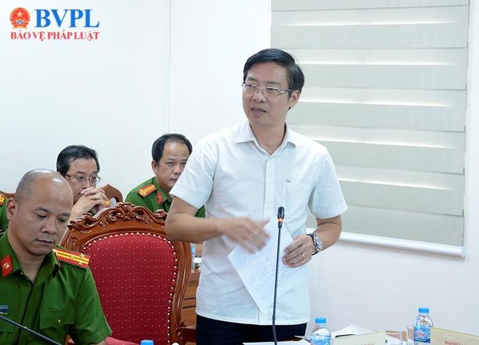  Đồng chí Quách Hữu Thái - Phó Chánh án Tòa án nhân dân TP Hồ Chí Minh phát biểu.