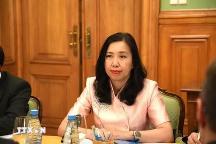 Thứ trưởng Bộ Ngoại giao Việt Nam Lê Thị Thu Hằng. (Ảnh: Trần Hải/TTXVN)