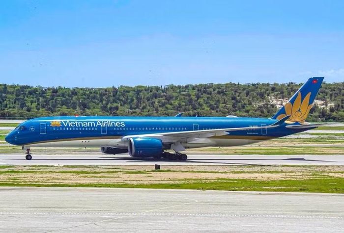 Máy bay của Hãng hàng không Vietnam Airlines. (Ảnh: PV/Vietnam+)