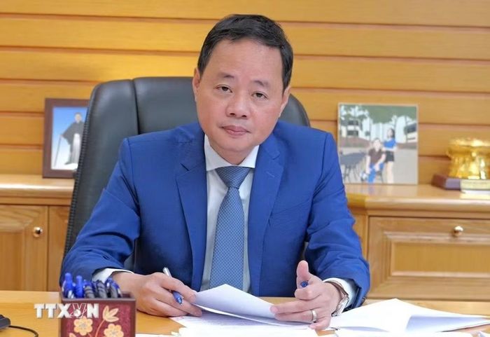 Giáo sư, Tiến sỹ Trần Hồng Thái, Chủ tịch Viện Hàn lâm Khoa học và Công nghệ Việt Nam. (Ảnh: Thu Phương/TTXVN)