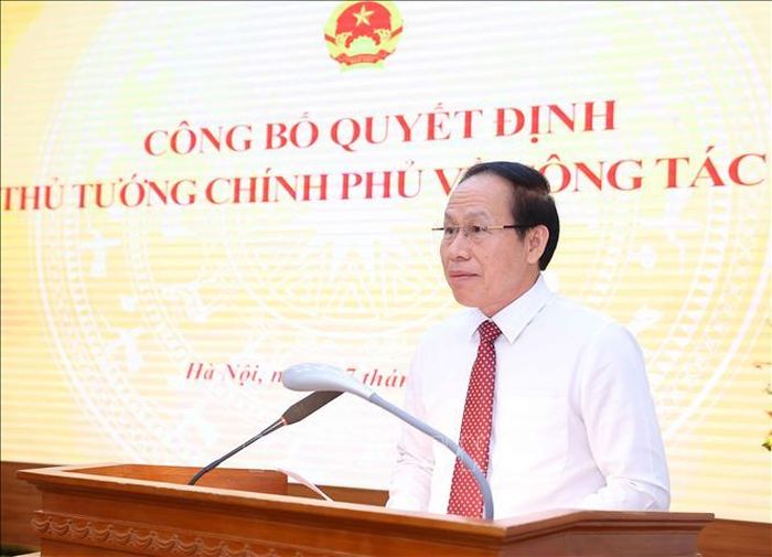 Phó Thủ tướng Lê Tiến Châu phát biểu chỉ đạo. Ảnh: Văn Điệp/TTXVN