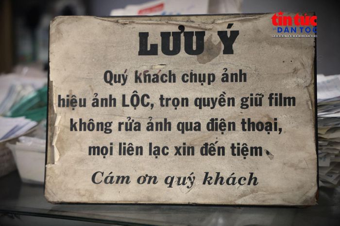 Một quy tắc của Ảnh viện Lộc được duy trì từ trước đến nay vẫn không thay đổi.