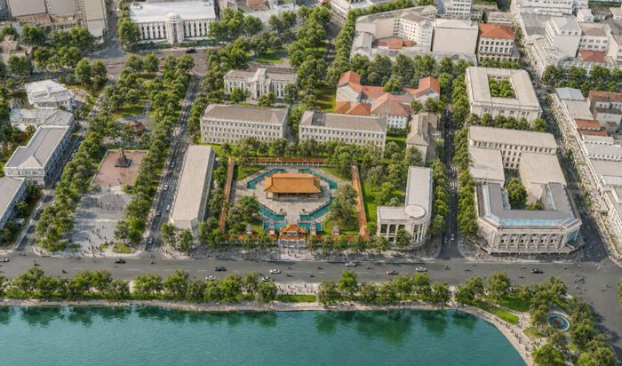 TP Hà Nội dự kiến tái thiết khu vực Bưu điện Hà Nội hiện nay, trong đó công trình nằm ở đường Đinh Tiên Hoàng sẽ được hạ giải.