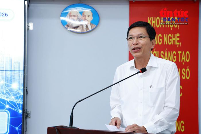Ông Nguyễn Hữu Yên, Phó Giám đốc Sở KH&CN TP Hồ Chí Minh, phát biểu tại sự kiện.