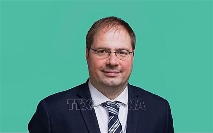 Ông Vincent Boulet, Trưởng Ban Đối ngoại Đảng Cộng sản Pháp (PCF). Ảnh: TTXVN phát
