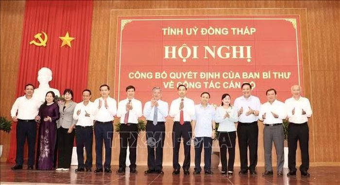 Đồng chí Nguyễn Thanh Nhàn được điều động, chỉ định giữ chức Phó Bí thư Tỉnh ủy Đồng Tháp nhiệm kỳ 2025 - 2030. Ảnh: Hồng Nhung/TTXVN