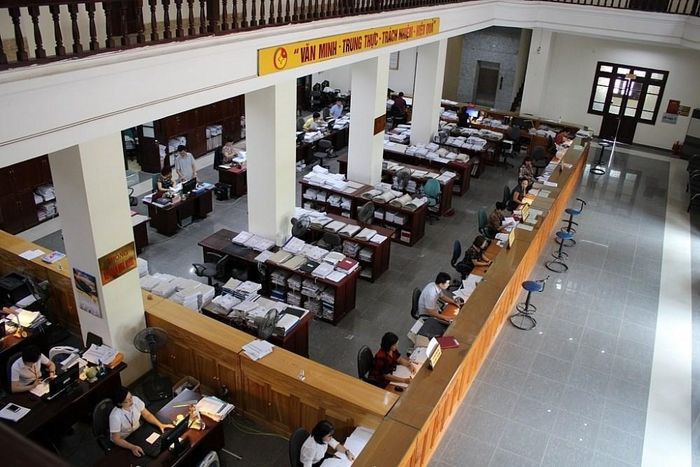 Kho bạc Nhà nước chuyển mạnh sang thanh toán điện tử. Ảnh: Thùy Linh/BNEWS/TTXVN