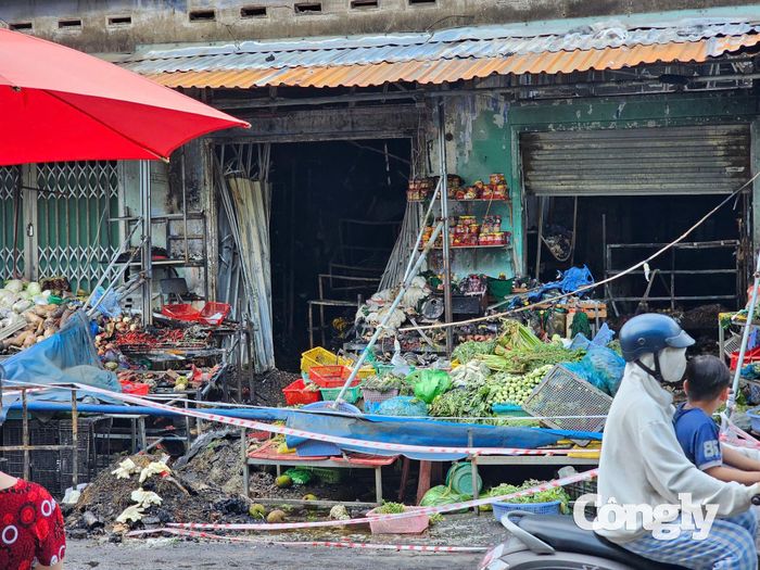 Hiện trường vụ cháy.