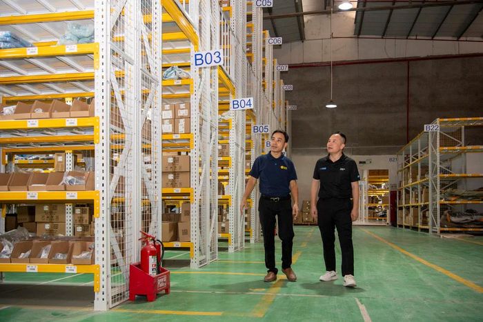Tasco Auto đang tập trung đầu tư, nâng cao năng lực hậu mãi với tổng diện tích kho hàng lên tới hơn 3.500m2 ở Hà Nội và TP. Hồ Chí Minh để phục vụ khách hàng. Ảnh: DNCC