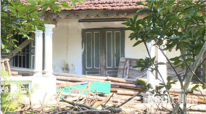 Ngôi nhà trong vùng quy hoạch dự án có nguy cơ sập đổ bất cứ lúc nào.