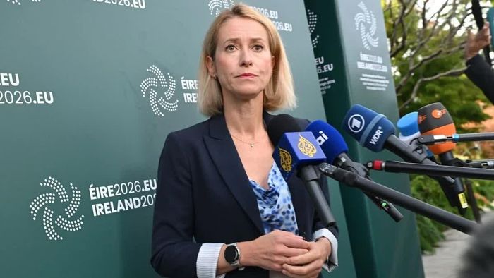 Đại diện cấp cao EU về chính sách đối ngoại Kaja Kallas. Ảnh: Reuters.