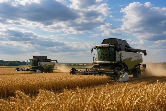 Nông nghiệp và xuất khẩu là nguồn thu ngoại tệ quan trọng giúp Ukraine duy trì nền kinh tế trong chiến tranh. Ảnh: Axios