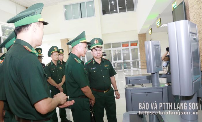 Đoàn khảo sát tại Cửa khẩu Chi Ma
