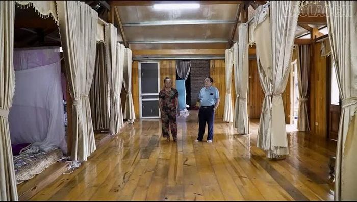 Bà Đặng Thị Tuyết giới thiệu mô hình du lịch cộng đồng của gia đình.