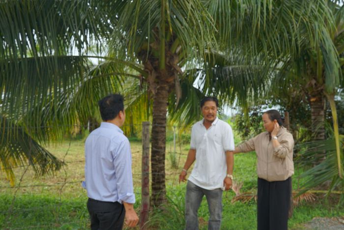Phần đất nông nghiệp của anh Hoàng hiến tặng