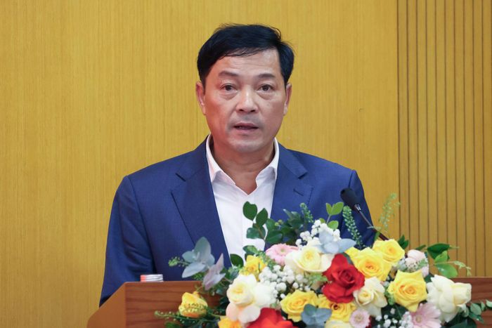 Thứ trưởng Bộ Nông nghiệp và Môi trường Lê Trọng Yên phát biểu nhận nhiệm vụ tại buổi lễ