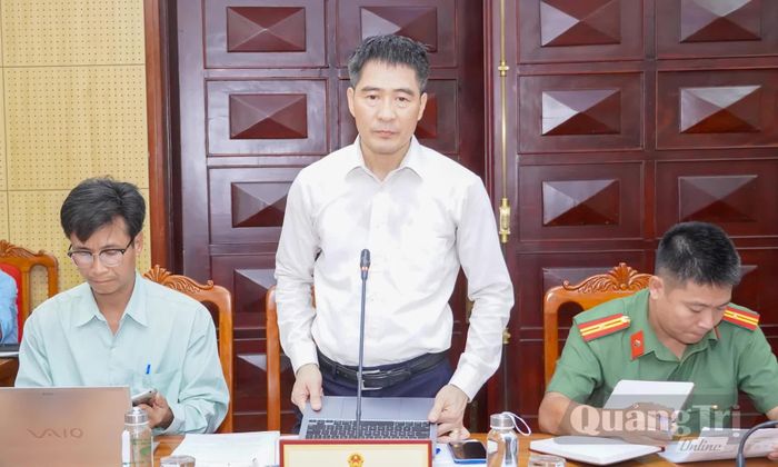 Đồng chí Nguyễn Phong Nhã, Phó Cục trưởng Cục Viễn thông, Phó trưởng đoàn kiểm tra phát biểu kết luận tại buổi làm việc - Ảnh: N.H