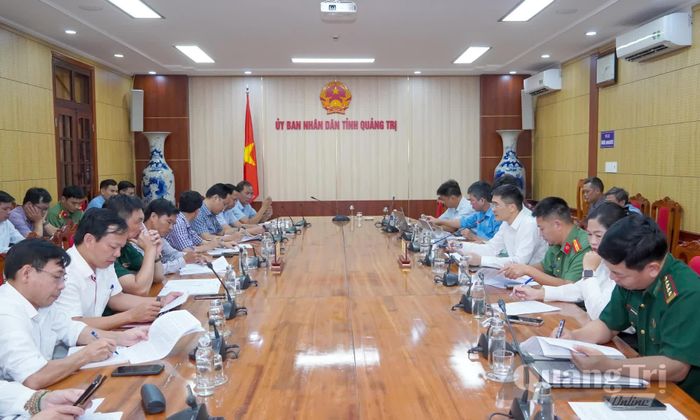 Quang cảnh buổi làm việc - Ảnh: N.H
