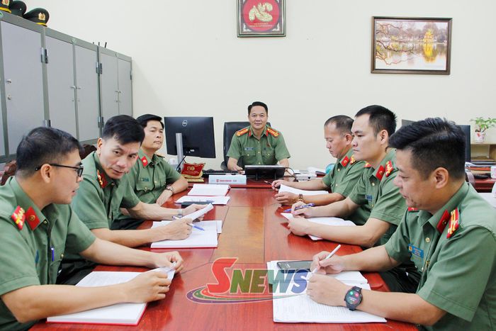 Phòng An ninh mạng và phòng, chống tội phạm sử dụng công nghệ cao, Công an tỉnh họp triển khai công tác kiểm tra an ninh mạng