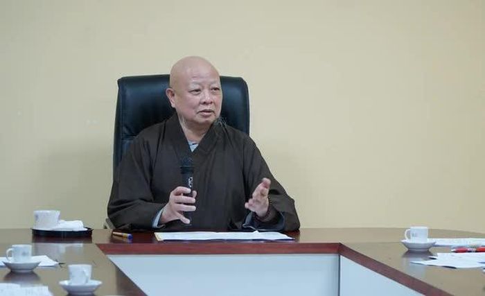 Hòa thượng Trưởng ban Kiến đàn đúc kết sau khi thảo luận với chư tôn đức hiện diện