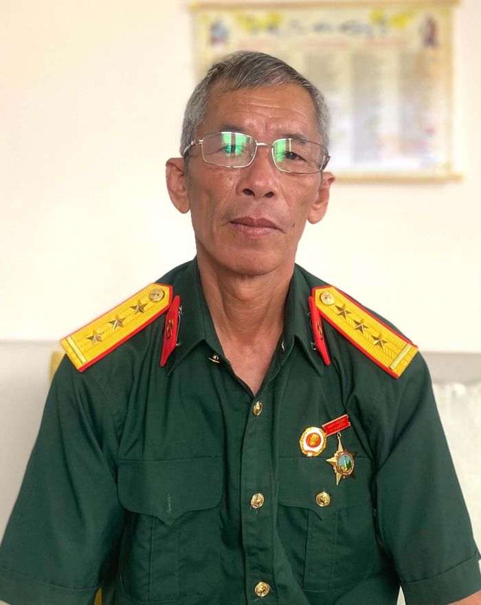 Chân dung lính trinh sát Đặc công Nguyễn Trung Thu - Ảnh : Thành Đô