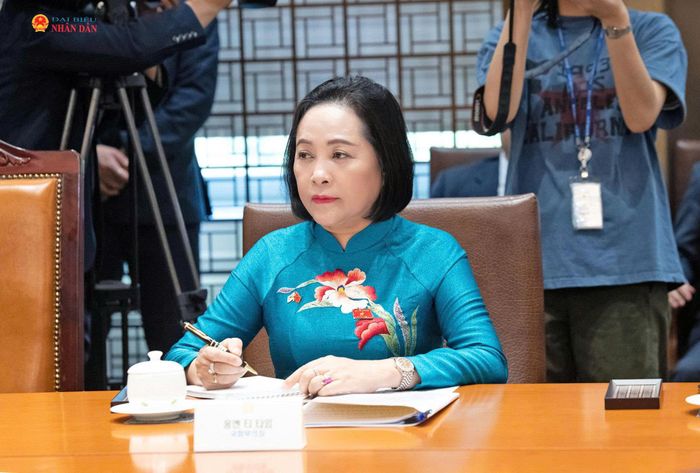 Phó Chủ tịch Quốc hội Nguyễn Thị Thanh dự hội đàm