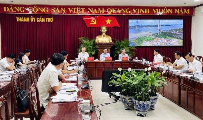 Quang cảnh buổi làm việc ngày 7/9. Ảnh: UBND TP Cần Thơ