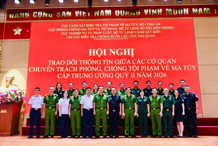  Các lực lượng chuyên trách phòng, chống tội phạm về ma túy cấp Trung ương tham dự hội nghị chiều 7/9. 