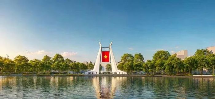 Phối cảnh Quảng trường Đông Kinh Nghĩa Thục - Quảng trường Hòa Bình. Ảnh: UBND TP Hà Nội