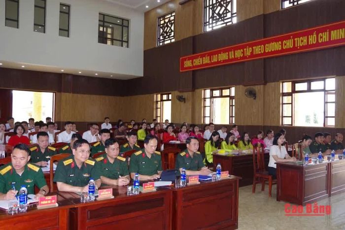 Toàn cảnh lễ khai giảng.