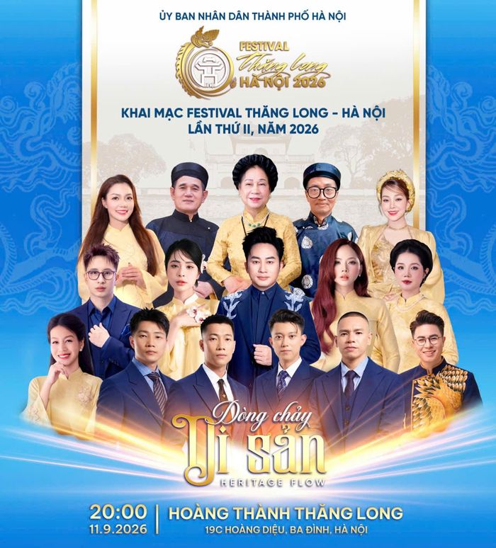 Festival Thăng Long - Hà Nội 2026 sẽ khai mạc tối 11/9 tại Hoàng thành Thăng Long. Ảnh: BTC