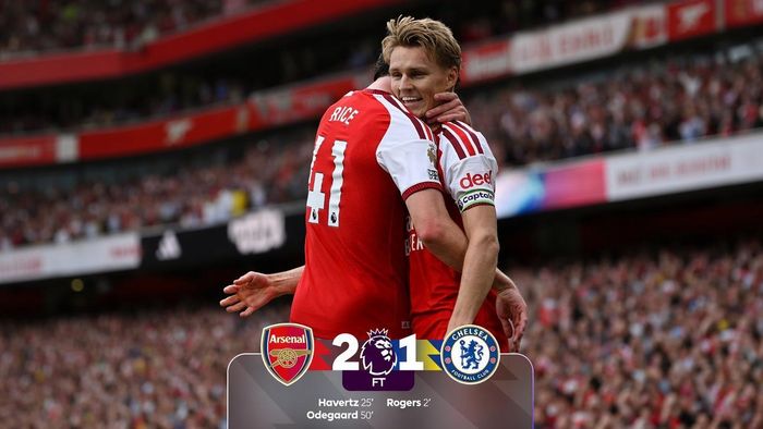 Arsenal ngược dòng Chelsea trong trận Derby London kịch tính