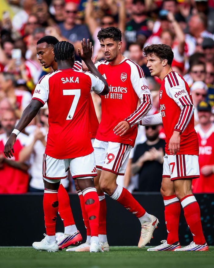 Kai Havertz ghi bàn gỡ hòa cho Arsenal
