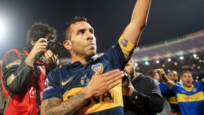 Carlos Tevez chuẩn bị trận đấu chia tay tại La Bombonera