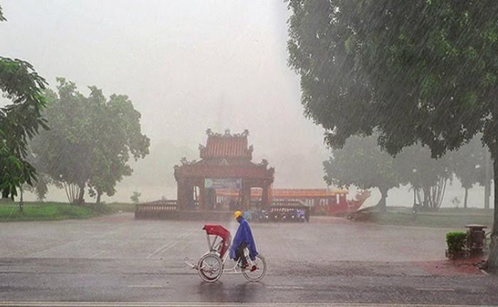 Tp. Huế có khả năng xuất hiện một đợt mưa lớn trên diện rộng. Ảnh minh hoạ